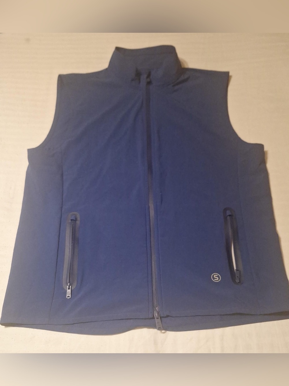 Stitch SWS Weather System Golf Vest Navy Blue Size Medium Lightweight
